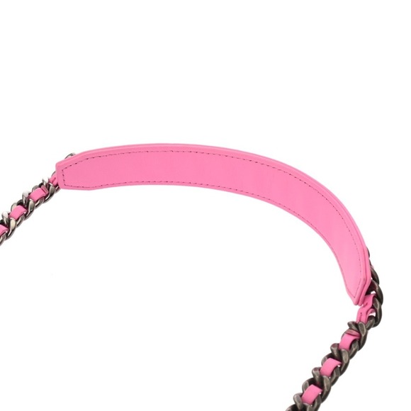 CHANEL Pink Canvas Pouch - Picture 5 of 11